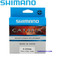 Леска монофильная Shimano Catana размотка 150м прозрачная